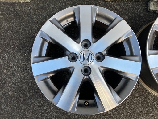 ホンダ　フリード純正アルミホイール　GB3 15インチ　4H×100 5.5j+50 2本のみ