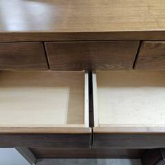 リサイクルショップどりーむ荒田店　No3917　タンス　衣類収納　７段　ブラウンの画像