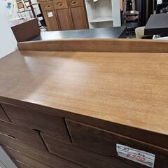 リサイクルショップどりーむ荒田店　No3917　タンス　衣類収納　７段　ブラウンの画像