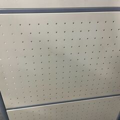 パーテーション キャスター付 スチール製 間仕切り 衝立 幅80cm×奥行42cm×高さ166cmの画像