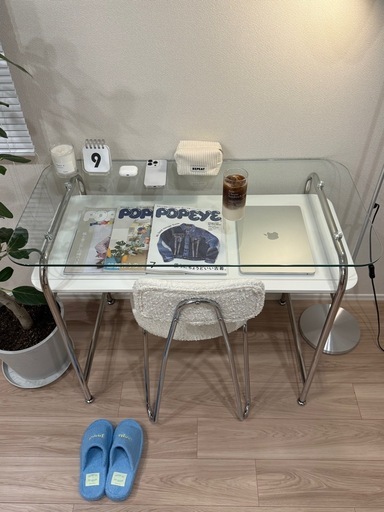 ガラステーブル＆チェア