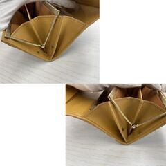 CELINE 長財布 マカダム柄 M15/2 ファッション小物 セリーヌ がま口 レザー ブラウン 札幌市手稲区の画像