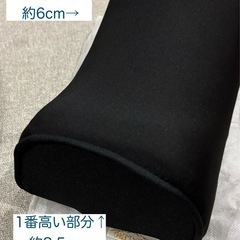 カーピロー クッションパッド 黒 の画像