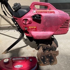 ジャンク耕運機 携行缶付属の画像