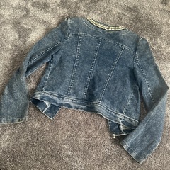 ビジューデニムジャケットの画像