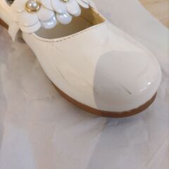 子ども　靴　21cm　フォーマル　白の画像