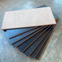 12mm厚　塗装合板　600㎜×300㎜　8枚セット　の画像