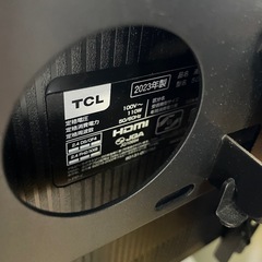 TCL 50インチテレビ　の画像