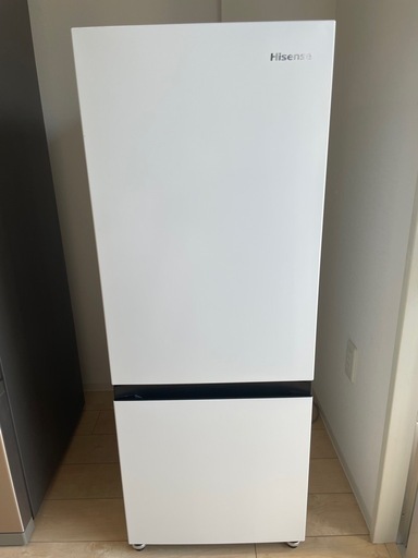 Hisense｜ハイセンス 冷蔵庫 ホワイト HR-D16F [幅48.1cm /162L /2ドア /右開きタイプ /2024年]