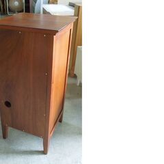 アンティーク調 キャビネット 電話台 ベッドサイドキャビネット 幅40cm 高さ85cm  札幌市東区 新道東店の画像