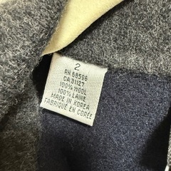 【新品未使用】DKNY ドナカラン ウールコート グレー 2の画像