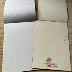 決まりました！　レトロな便箋の画像