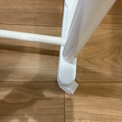 【美品】2段式室内物干しラック キャスター付きの画像