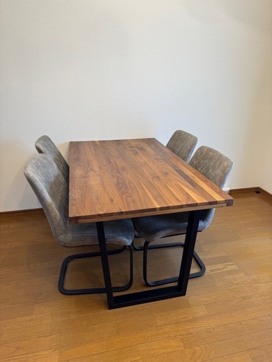 大川家具　ダイニングセット