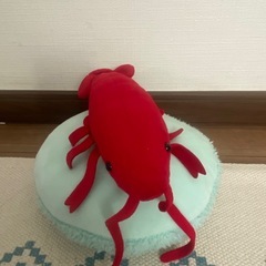 伊勢海老とクッションの画像