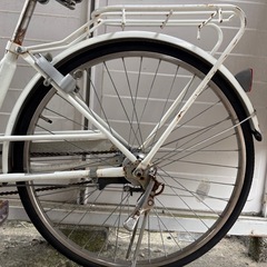 26インチ しまSHIMANO変速 自動ライト 自転車の画像