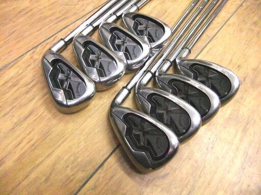 ゴルフクラブ アイアン 8本セット Callaway キャロウェイ X18 PRO SERIES 5～9番 PW AW SW 中古 N