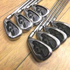 ゴルフクラブ アイアン 8本セット Callaway キャロウェイ X18 PRO SERIES 5～9番 PW AW SW 中古 NSPRO 950GH STIFF 厚別店の画像