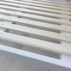 シングルベッド　木製の画像