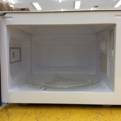 【美品】電子レンジ YAMAZEN 山善  PPRM-HF171-WH 2023年製 ターンテーブル :ホワイトの画像