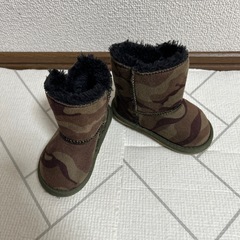 ベビー　ブーツ　迷彩柄　13cmの画像