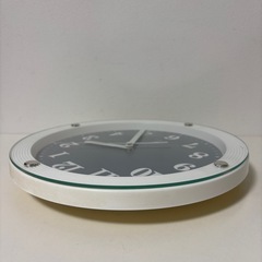 SKP QUARTZ 電波掛け時計 インテリア 壁掛け時計 掛時計 グレー ホワイト mw0671の画像