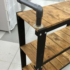 ★リユースのサカイ千葉中央店★  オープンラック ブラウン H68×D23×W60 クリーニング済み TC4744の画像