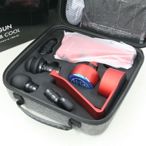 未使用品 DOCTOR AIR エクサガン ホット＆クール REG-03 レッド ドリームファクトリー カラダメンテナンス 札幌市 清田区 平岡