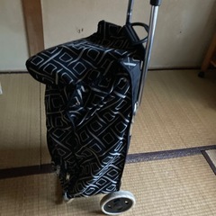 持ち手付きのキャリーカートの画像