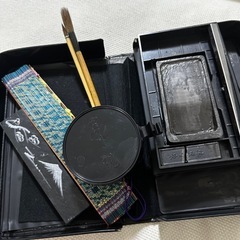 中学生セット (男子用)書道道具・そろばん・彫刻刀・卓球の画像