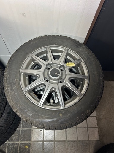 ①
155/65r13スタッドレスアルミセット