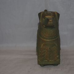[1532] 金属製 犬 アンティーク風 置物 の画像