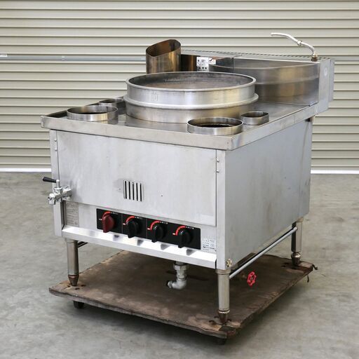 【ヤ取終了11/16】≪★yt2048ジ≫ マルゼン 日本そば釜 MGS-STLB LPガス用 2017年製 幅90cm 排気筒左側 ゆで麺器/茹で麺機 動作未確認/現状品 中古厨房機器/宮城県仙台市 70911-11