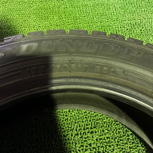 ダンロップ WM02 195/60R17 19年 6.8mm