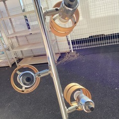 中古　インテリア　間接照明　お洒落3灯フロアスタンド　スタンドライト　引き取り限定の画像