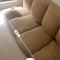 9/29まで　折りたたみソファベッドの画像