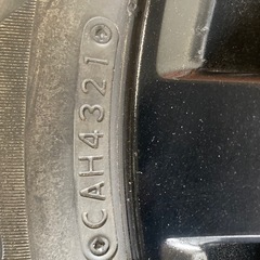 年式2021 BRIDGESTONE 155/65R14タイヤホイール4本セットの画像