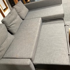 中古　IKEA 大型ソファベッド　の画像