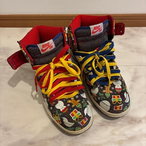 NIKE CONCEPTS SB Dunk High Ugly Christmas Sweater2017 スニーカー