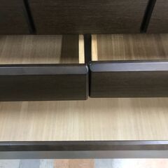 【ジャングルジャングル石川金沢店】  チェスト ダークブラウン W90×D45×H134 クリーニング済み												の画像
