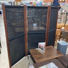 11/24 値下げ⭐️IKEA イケア⭐️パーテーション⭐️SLATTO スラット⭐️ウッドフレーム⭐️おしゃれ⭐️2513の画像