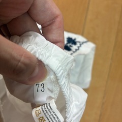 ベビー服　ロンパース　刺繍の画像