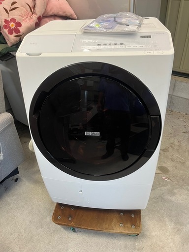 【洗剤自動投入 】2022年製　日立ドラム式洗濯乾燥機11kg乾燥6kg/分解洗浄済み