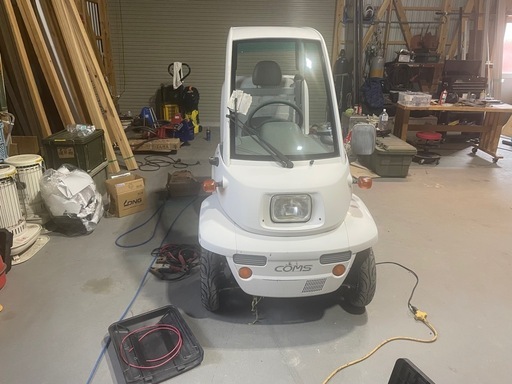 修理必要　再生バッテリーに交換　配線ミス？トヨタコムスＡK10