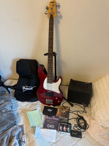 商談中　Ibanez アイバニーズ　エレキベース　アンプ　小物色々