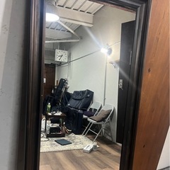 IKEA HEMNES ヘムネス 全身ミラー 74×165cm ブラックブラウン（廃盤） の画像