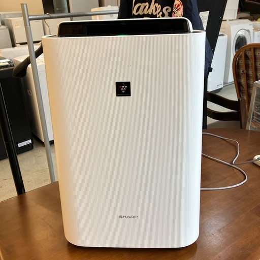 K2509-367 SHARP 加湿空気清浄機 KC-L50-W プラズマクラスター ホワイト 2020年製 通電確認済み キズ汚れ有り
