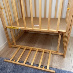 ベビーベッド　happiness 　ヤトミ　　の画像