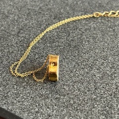 MARY QUANT ゴールド 花形ペンダント ネックレス リバーシブルの画像