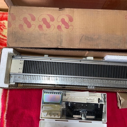 中古品 シルバーリード カンタンバルキー  SK-120 編み機 手芸 昭和レトロ SILVER REED
